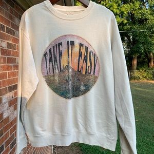 Life Clothing Co. Take It Easy Sweatshirt size LG